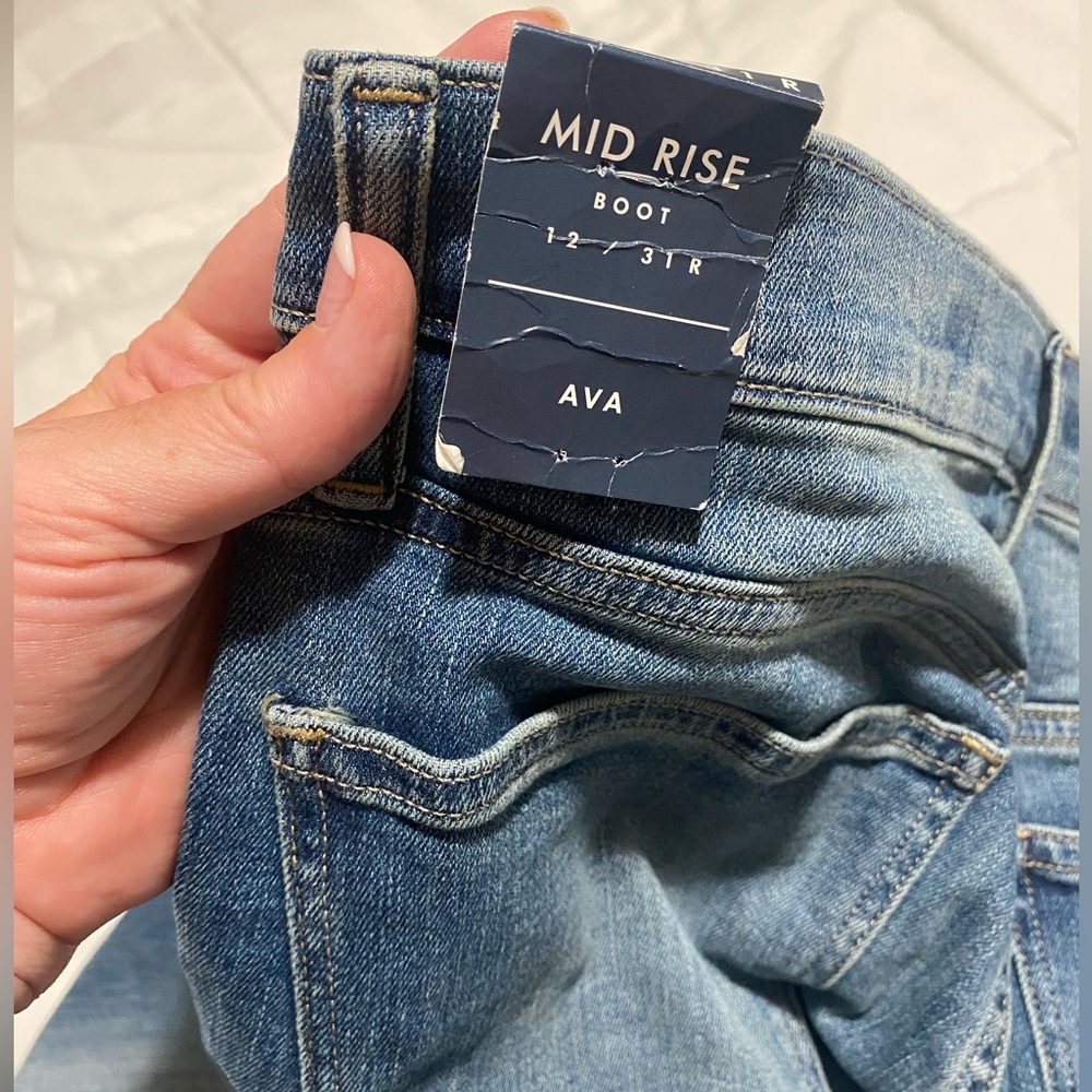LUCKY BRAND Ava Bootcut Blue Denim Jeans Size 12 NEW WITH TAG - Picture 2 of 7
